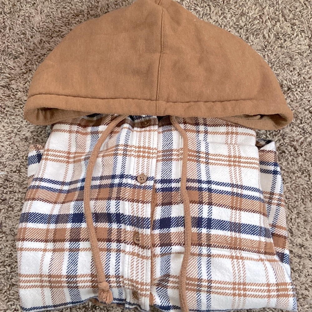 Hooded flannel
